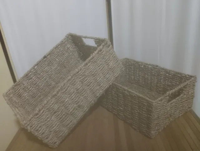 Lote di 6 ceste e 5 scatole di stoccaggio per decorazione