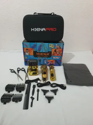 Kit Cortapelos Profesional Hiena Dorado