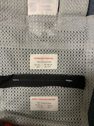 Mochila Porta Bebé BabyBjörn One Air Malla 3D