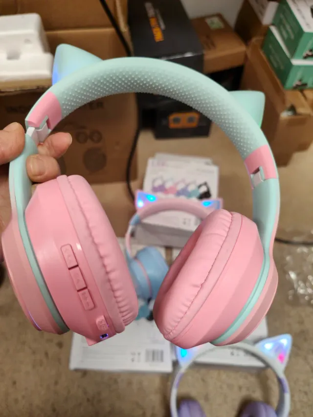 Auricolari Wireless CAT con Orecchie LED