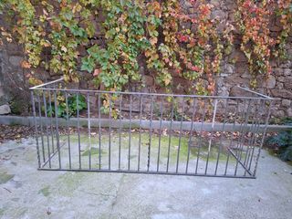 Barandilla Balcón Hierro Forja Antiguo