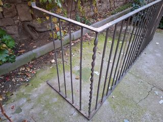 Barandilla Balcón Hierro Forja Antiguo
