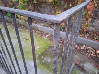 Barandilla Balcón Hierro Forja Antiguo