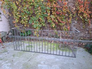 Barandilla Balcón Hierro Forja Antiguo