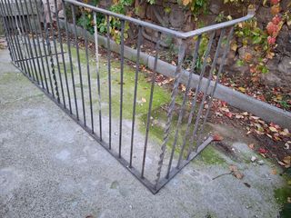 Barandilla Balcón Hierro Forja Antiguo