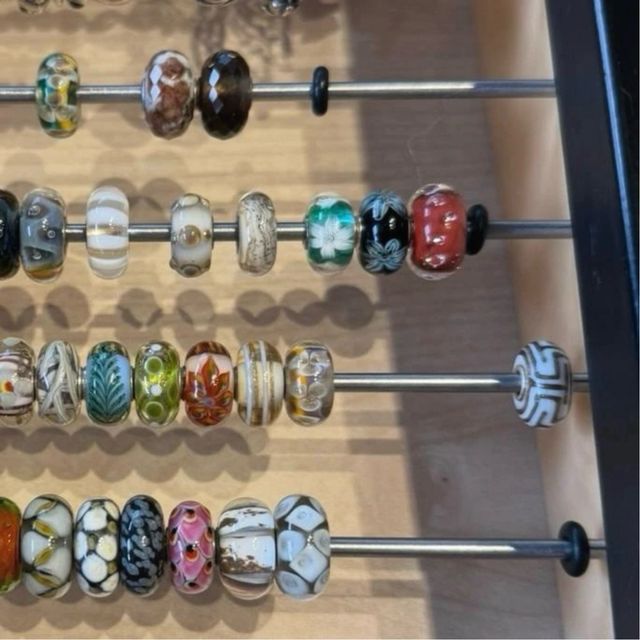 4 Portagioie Trollbeads Beige