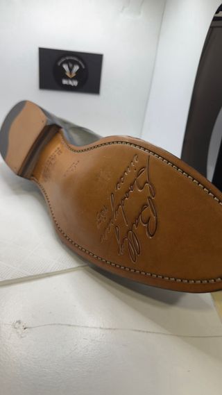 Zapatos de vestir Bally verde oliva