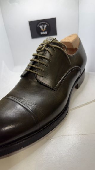 Zapatos de vestir Bally verde oliva