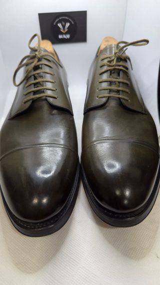 Zapatos de vestir Bally verde oliva