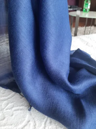 Sciarpa/stola Pennyblack blu elettrico in seta