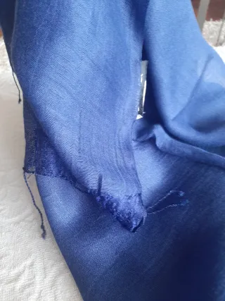 Sciarpa/stola Pennyblack blu elettrico in seta