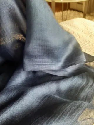 Sciarpa/stola Pennyblack blu elettrico in seta