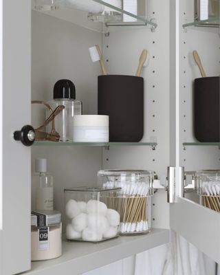 Armario Espejo baño TÄNNFORSEN IKEA Gris claro