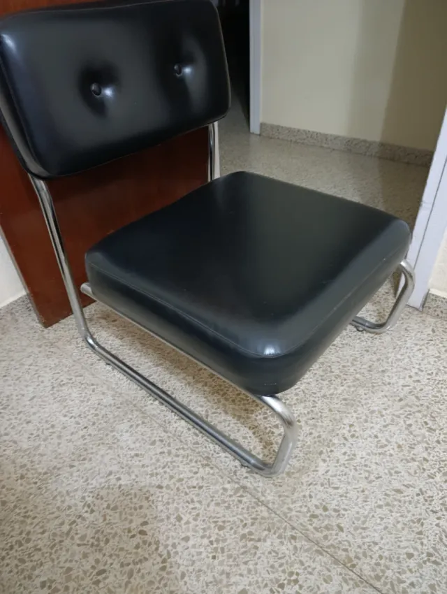 Sillón Vintage Retro Negro