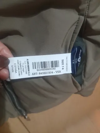 Chaqueta sin mangas Talla 7/8 Alvaro Moreno