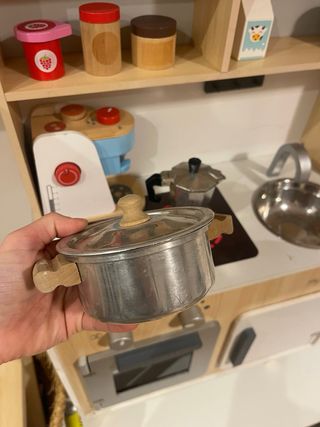 Cocina de madera para niños con accesorios