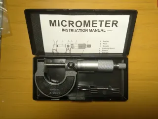 Micrómetro 0-25mm joyería herramienta