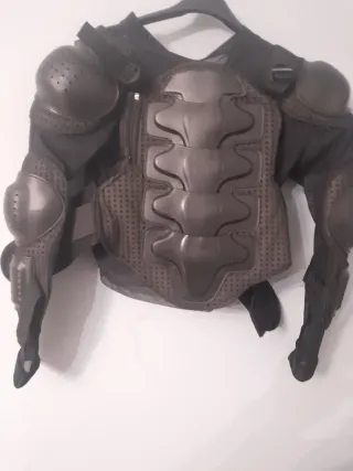 Chaqueta Protectora Moto/Bici Negra