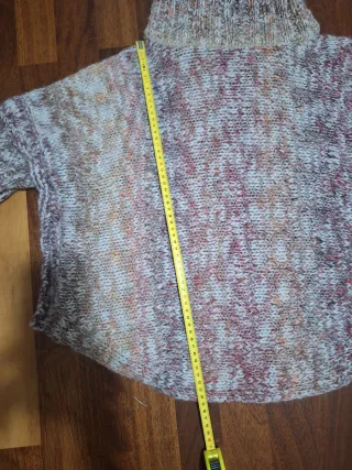 Jersey cuello alto multicolor talla única