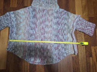 Jersey cuello alto multicolor talla única