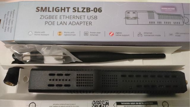 Adaptador USB Ethernet Zigbee SMLIGHT SLZB-06