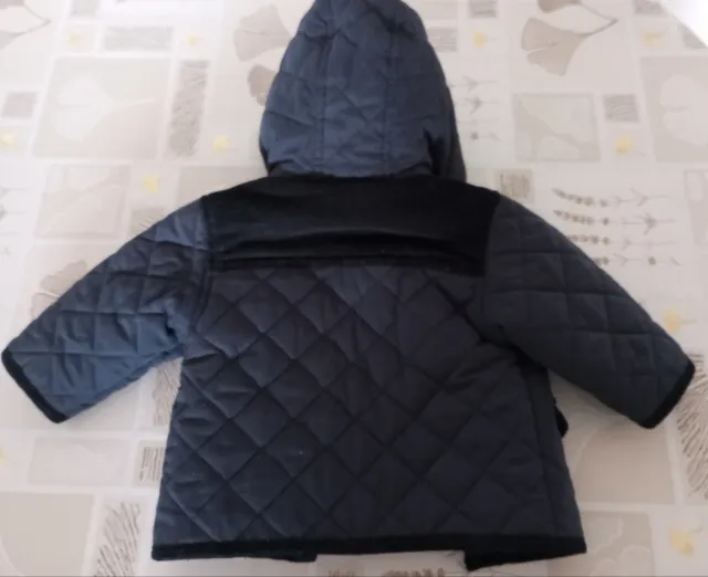 Giubbotto neonato 6 mesi blu