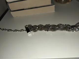 Collar Malla Trenzada Plata