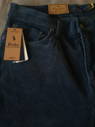 Pantalón Pana Polo Ralph Lauren Azul