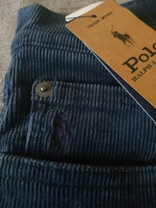 Pantalón Pana Polo Ralph Lauren Azul