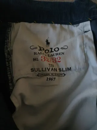 Pantalón Pana Polo Ralph Lauren Azul