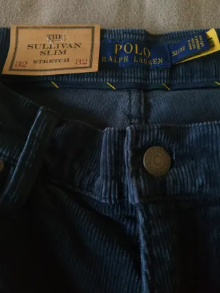 Pantalón Pana Polo Ralph Lauren Azul