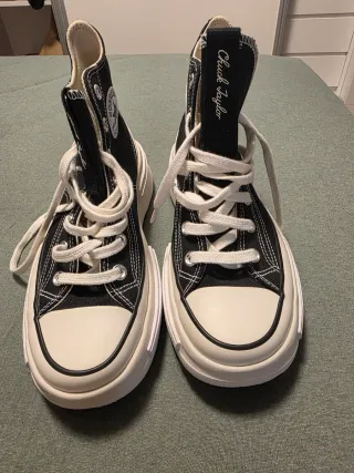 Converse Chuck Taylor plataforma negras