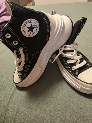 Converse Chuck Taylor plataforma negras