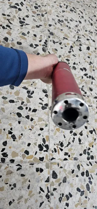 Silenciador Escape Metal 60x280mm