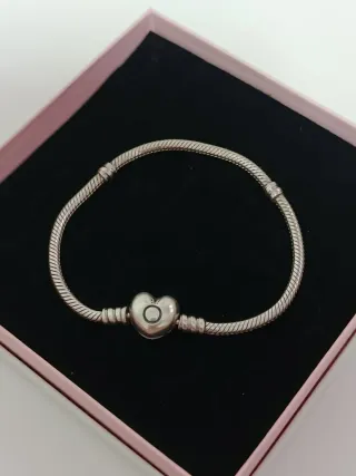 Pulsera Pandora Corazón Plata