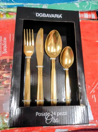 Set 24 Posate DG Bavaria Oro