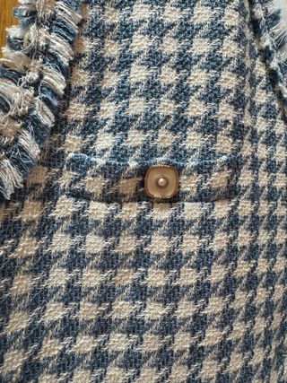 Chaleco Mango Pata de gallo Talla XL