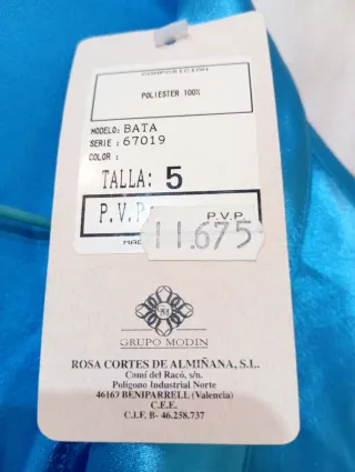 2 Batas Primavera Mujer, azul y marrón, una Belamy