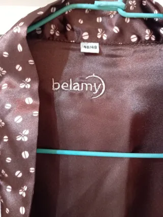 2 Batas Primavera Mujer, azul y marrón, una Belamy