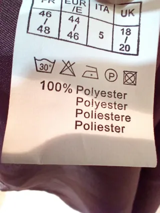 2 Batas Primavera Mujer, azul y marrón, una Belamy