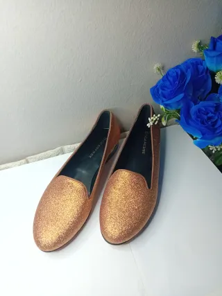 Ballerine donna glitter oro n.39