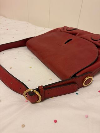 Bolso Loewe Rojo Piel