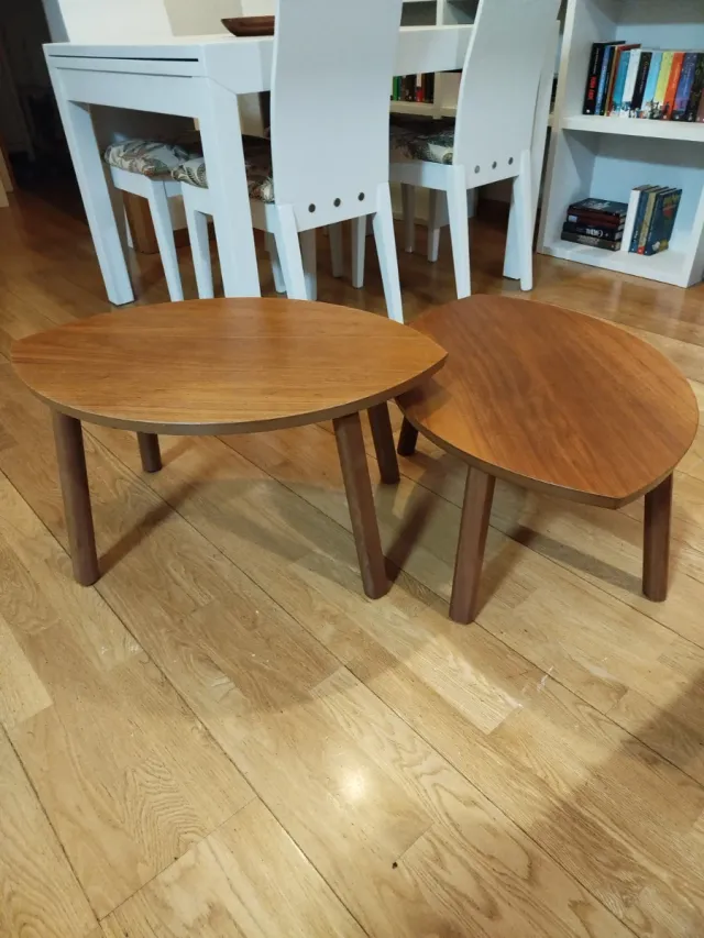 Mesas Nido STOCKHOLM Madera Nogal (Juego 2) ikea