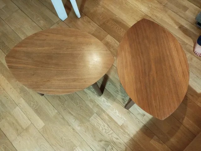 Mesas Nido STOCKHOLM Madera Nogal (Juego 2) ikea