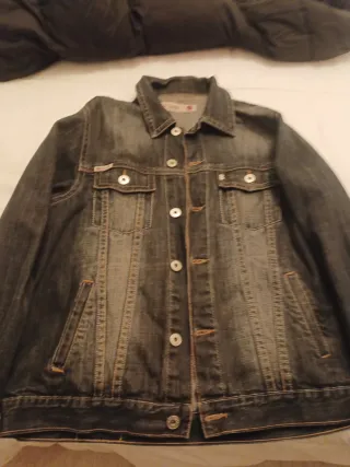 Cazadora tejana vaquera hombre