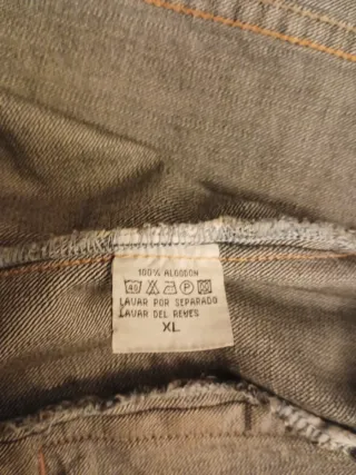 Cazadora tejana vaquera hombre