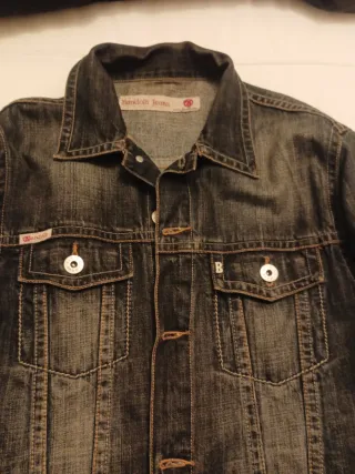 Cazadora tejana vaquera hombre