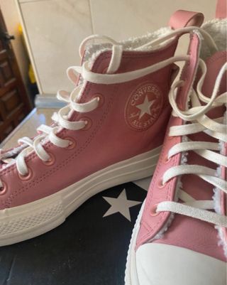 Converse rosas plataforma 37/38