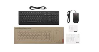 Combo Teclado y Mouse Lenovo Cableado
