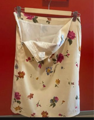 Falda Moschino floral multicolor